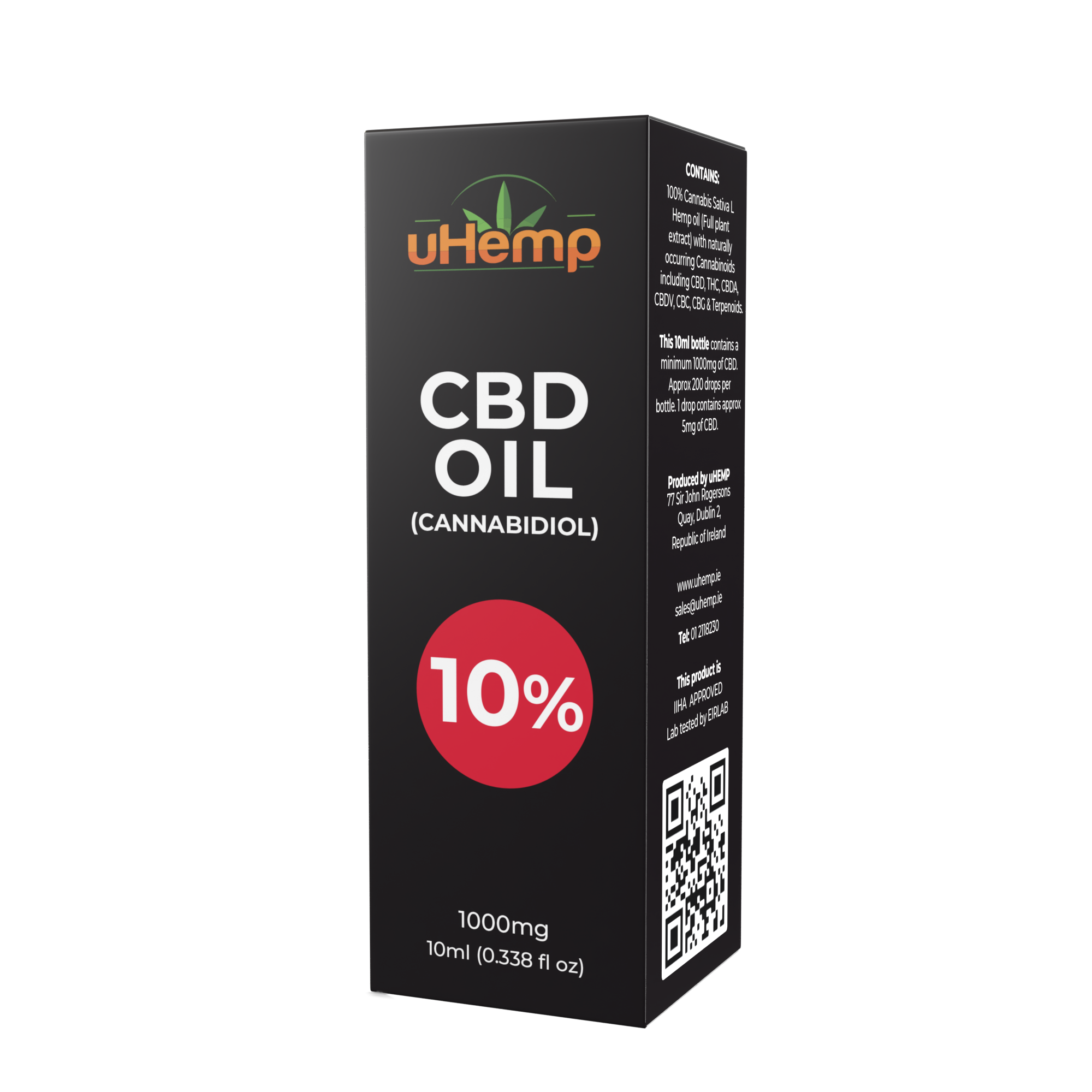 uHemp 10% Full Spectrum CBD OIL – 10ml