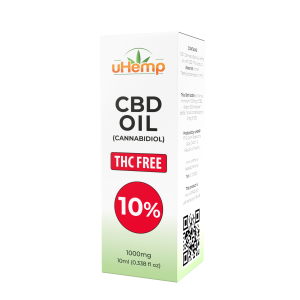 uHemp 10% CBD OIL (THC FREE) – 10ml