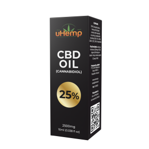 uHemp 25% Full Spectrum CBD OIL – 10ml