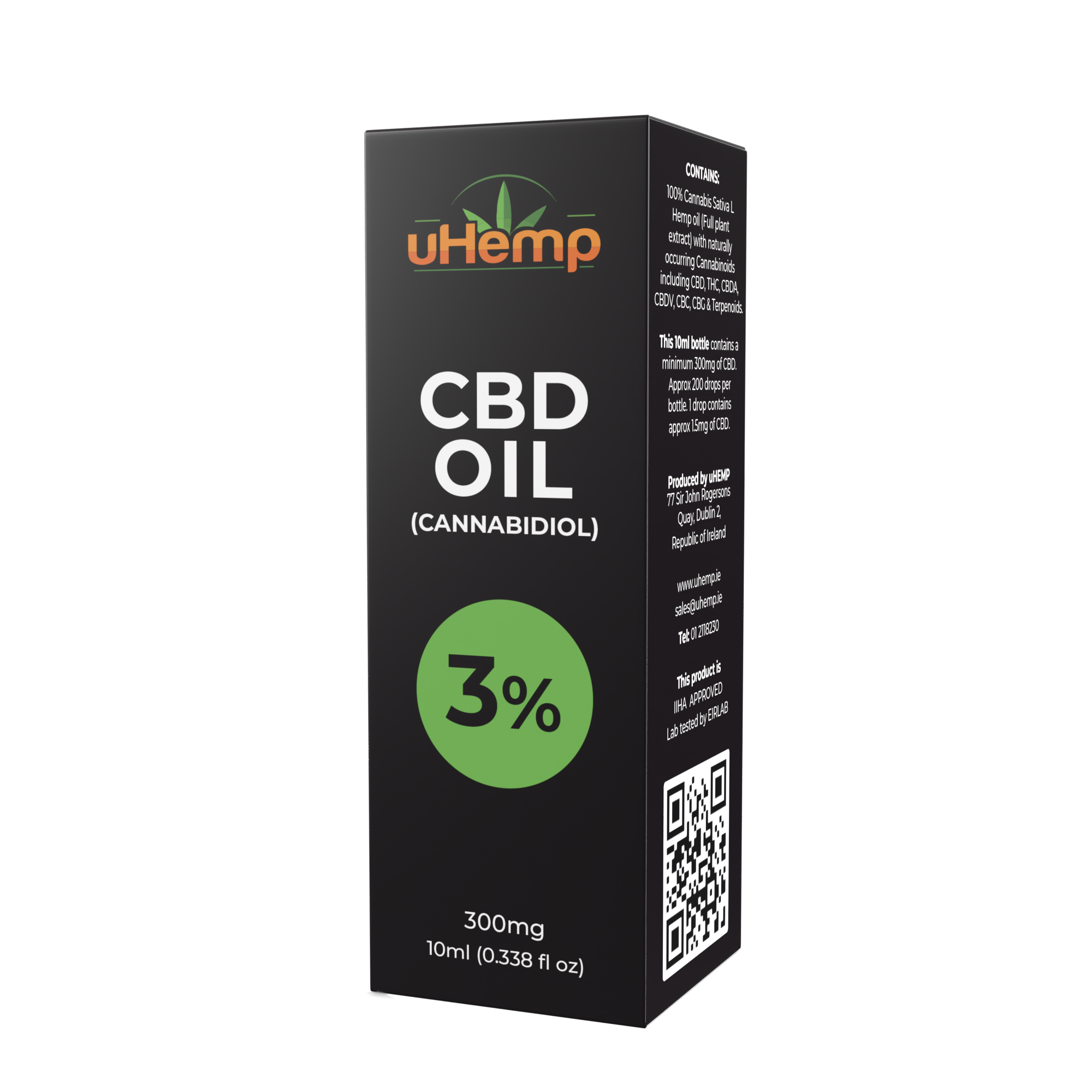 uHemp 3% Full Spectrum CBD OIL – 10ml