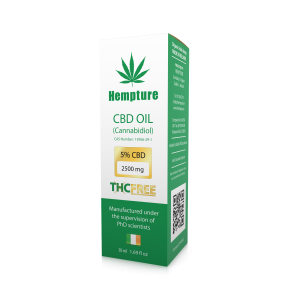 Hempture 5% THC free oil – 50ml