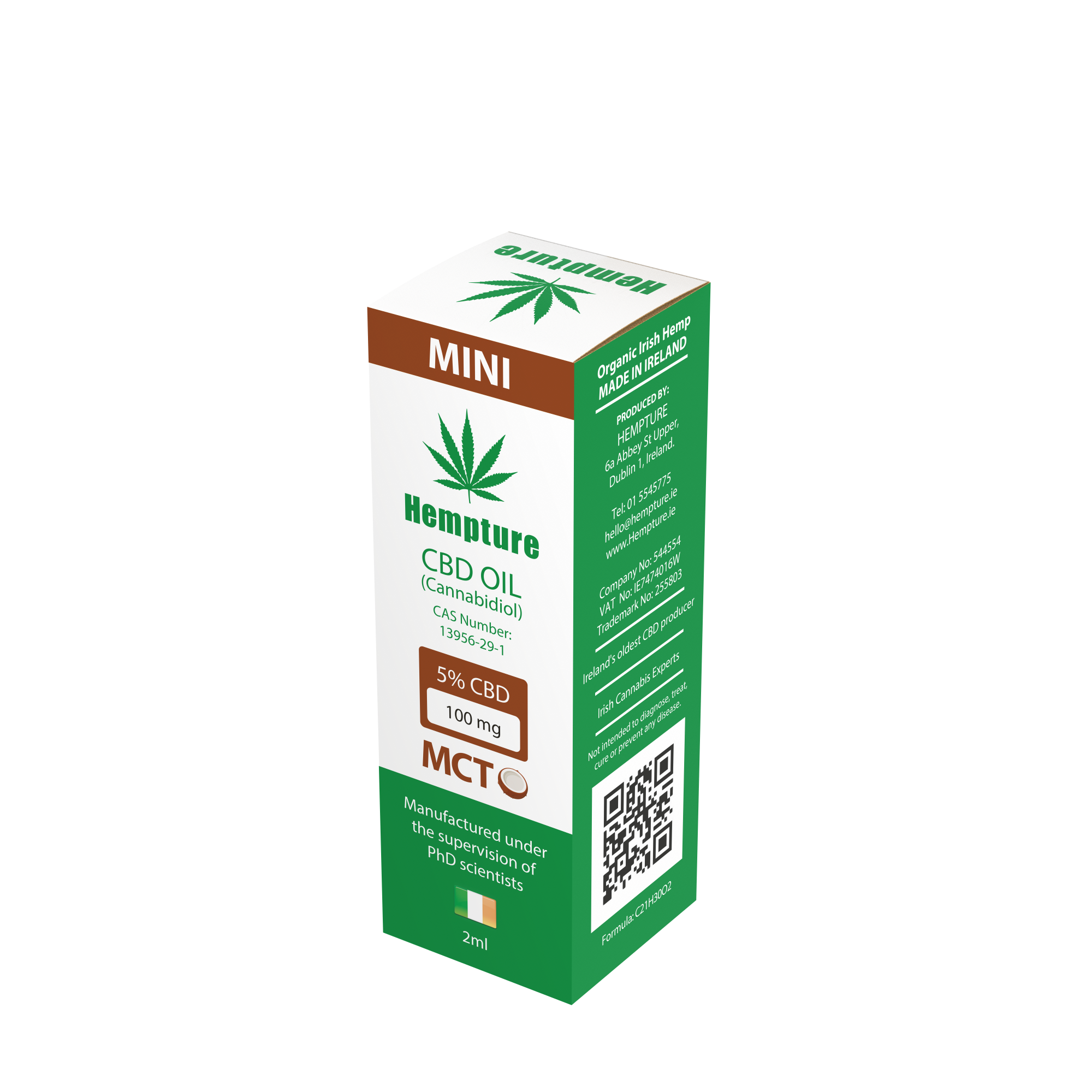 Hempture 5% MCT & CBD oil – 2ml